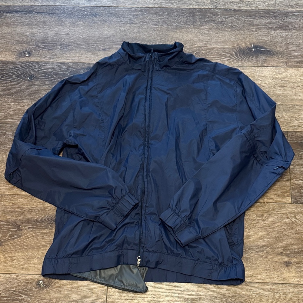 Nike golf navy‎ windbreaker with removable sleeves XL